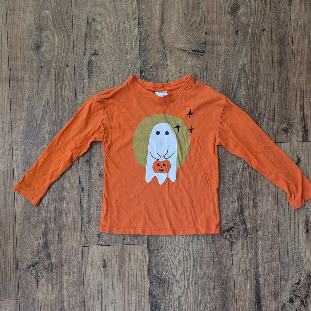 Hanna Andersson Trick-or-Treating Ghost Tee